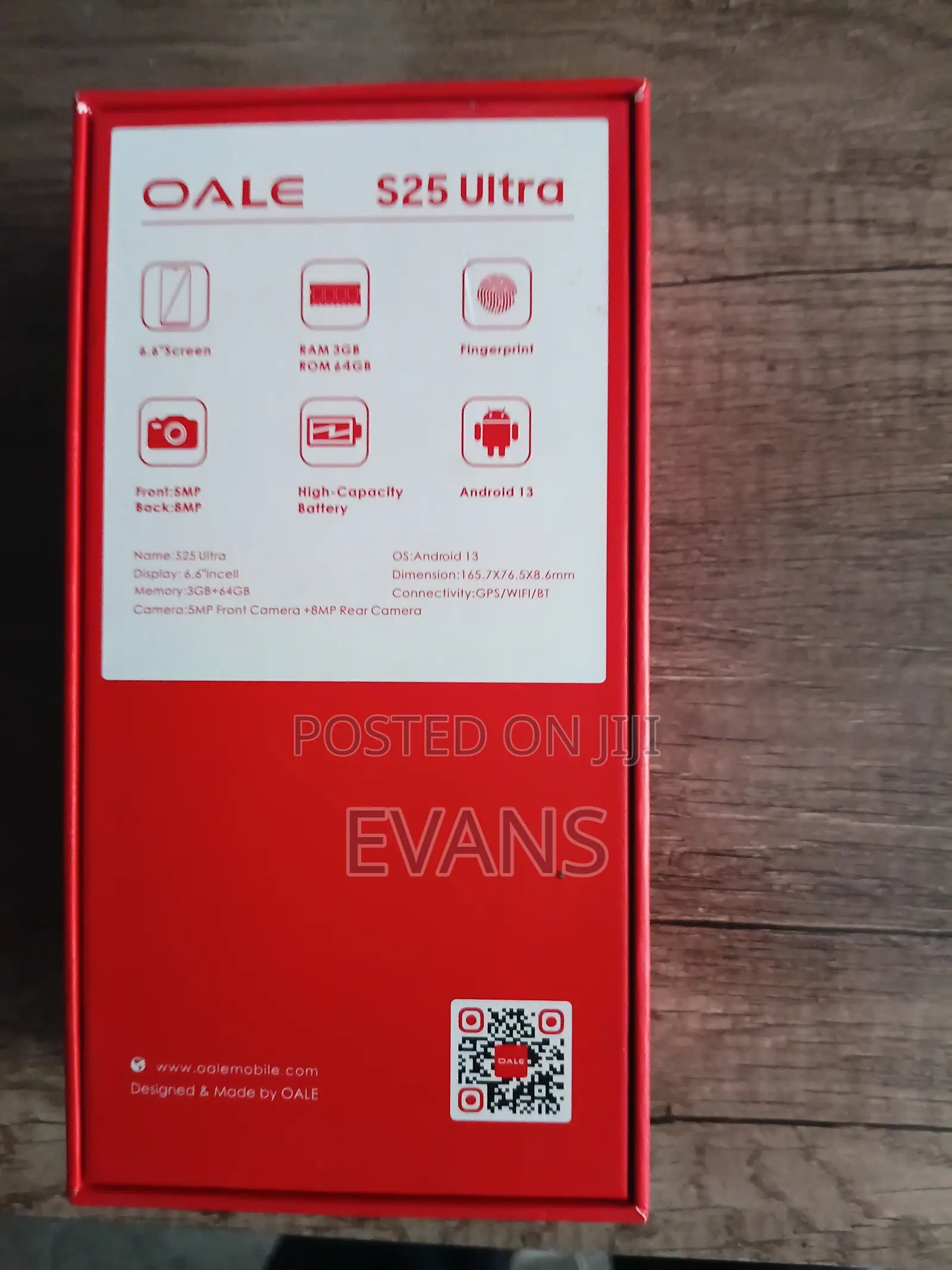 Oale S25 Ultra 64 GB Black