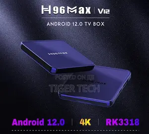 Quality Rockchip Rk3318 H96 Max V12 Ram: 4gb/64gb Smart Set Tv Box
