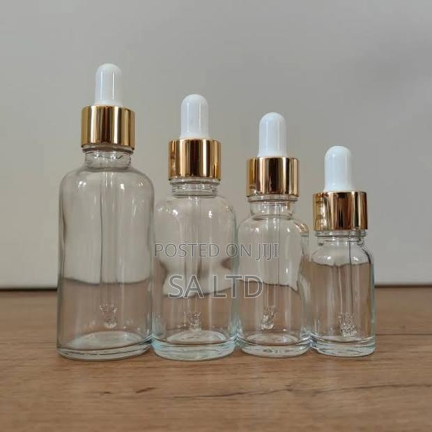 30ml Pipette Gold White Dropper (18mm)