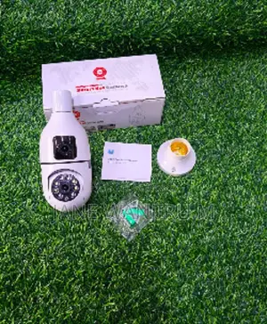 New Dual Lens Light Bulb Camera – Wifi Indoor CCTV With Night Vision