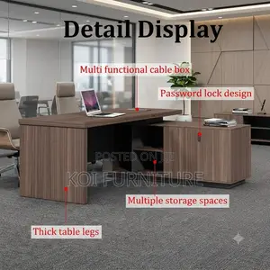 Office Desk; 1.6 Meters Executive Office Managers Desk