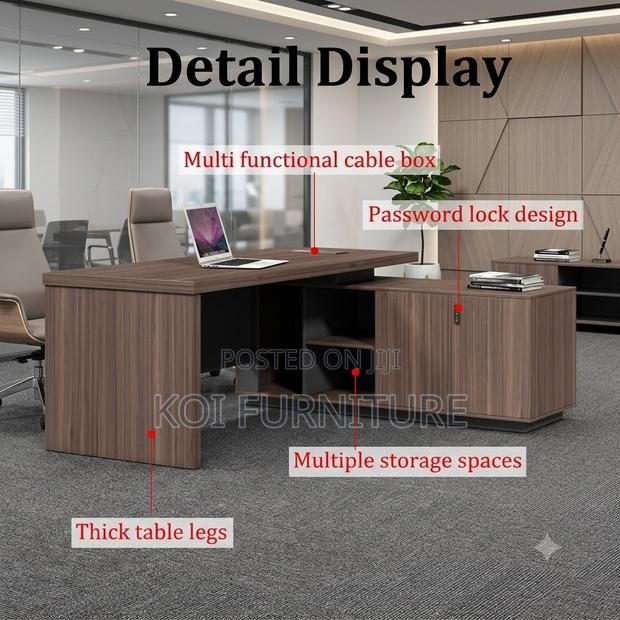 Office Desk; 1.6 Meters Executive Office Managers Desk - thumbnail 4