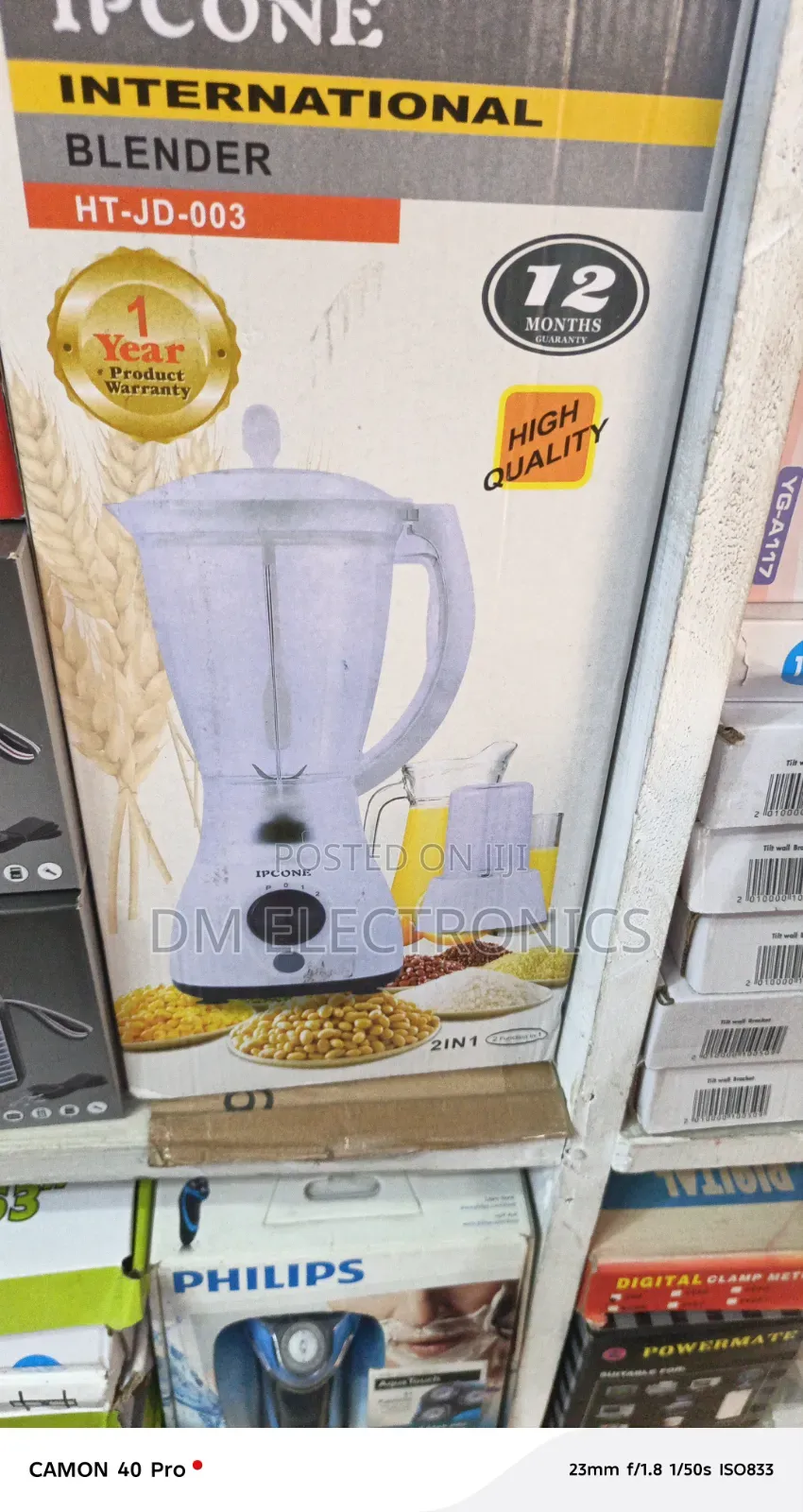 Ipcone 2 in 1 Blender