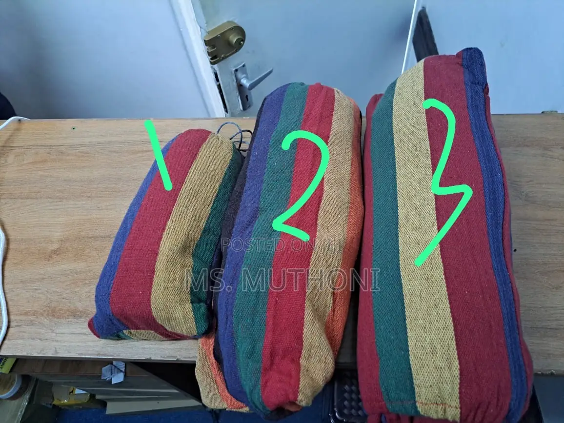 Multicolor Striped Camping Hammock Ft Durable Canvas Material