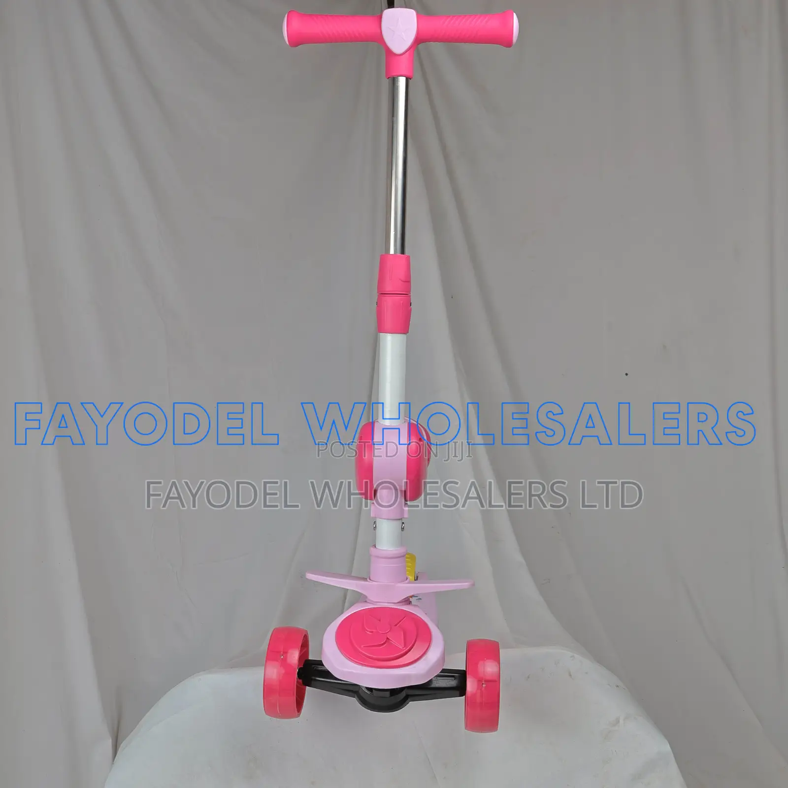 Kids Pink Scooter With Removable Seat
