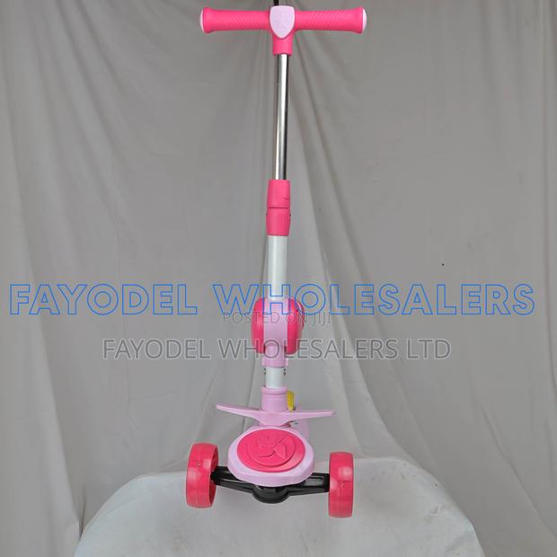 Kids Pink Scooter With Removable Seat