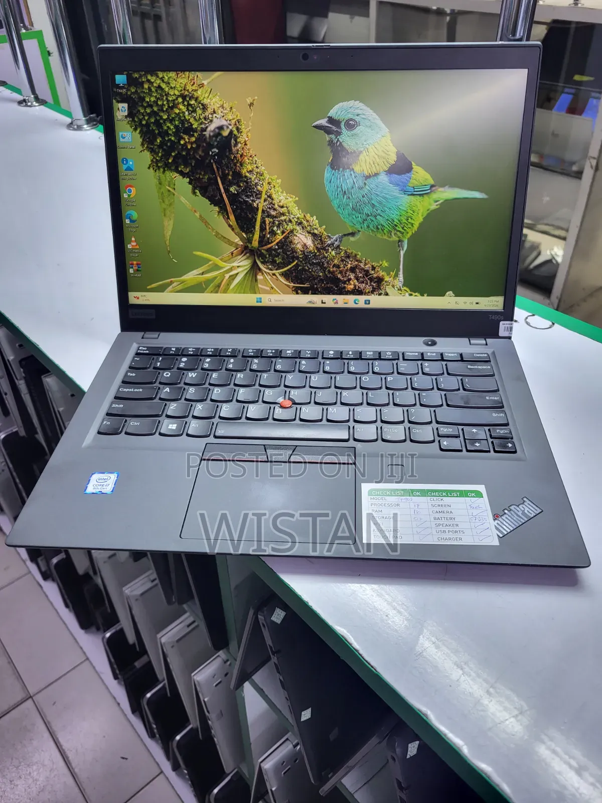 Laptop Lenovo ThinkPad T490s 16GB Intel Core i7 SSD 512GB