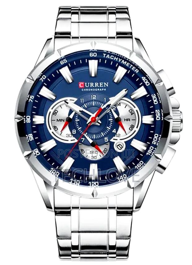 Curren Gents Metallic Chronograph Watch With Date - thumbnail 3