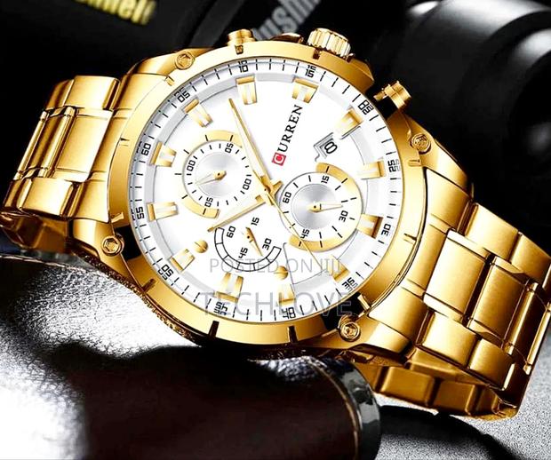 Curren Gents Metallic Chronograph Watch With Date - thumbnail 4