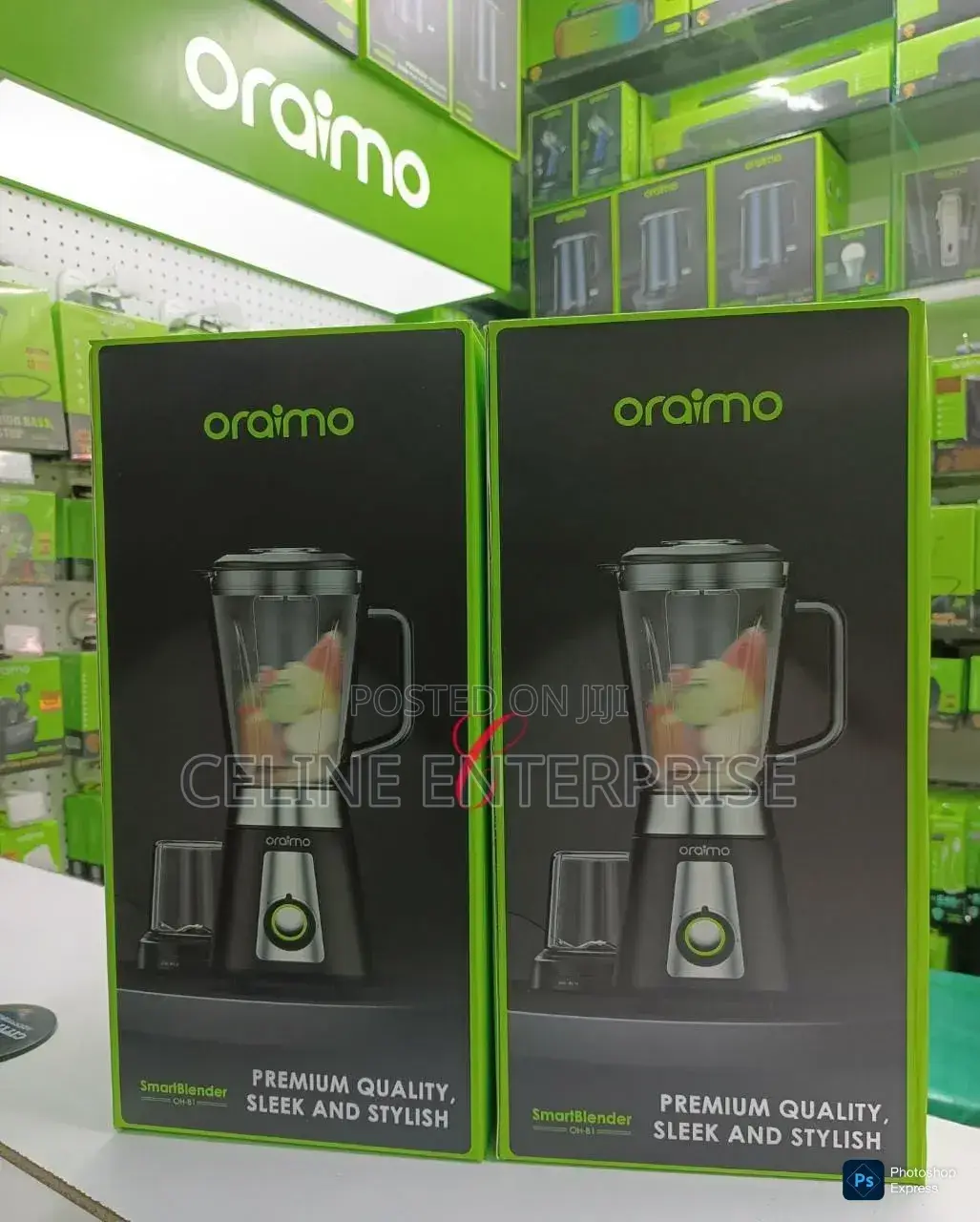 Oraimo Smart Blender Oh-B1 1.5l *With Glass* Speeds Control Blender