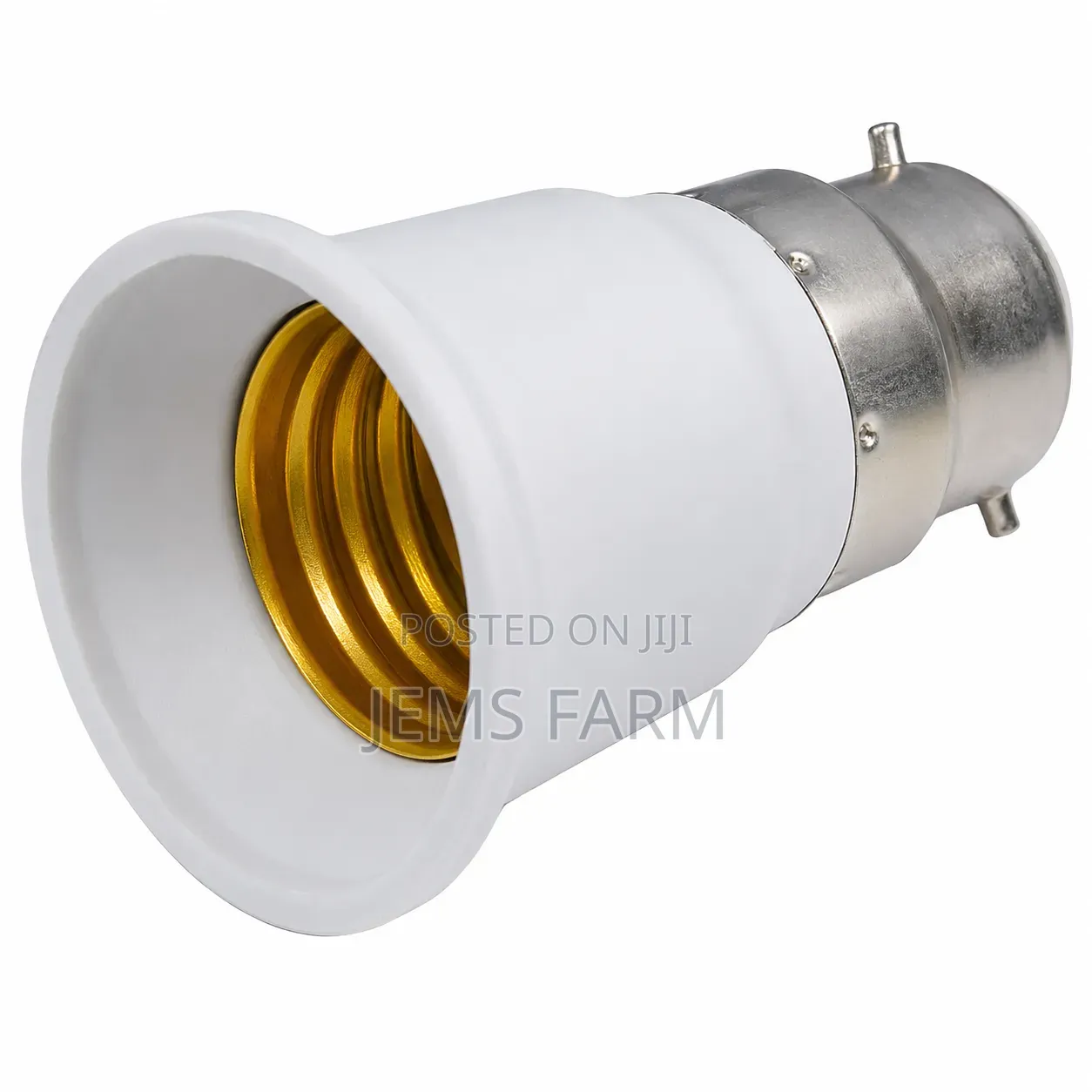 B22 to E27/ Pin to Screw Converter for Bulb Holder