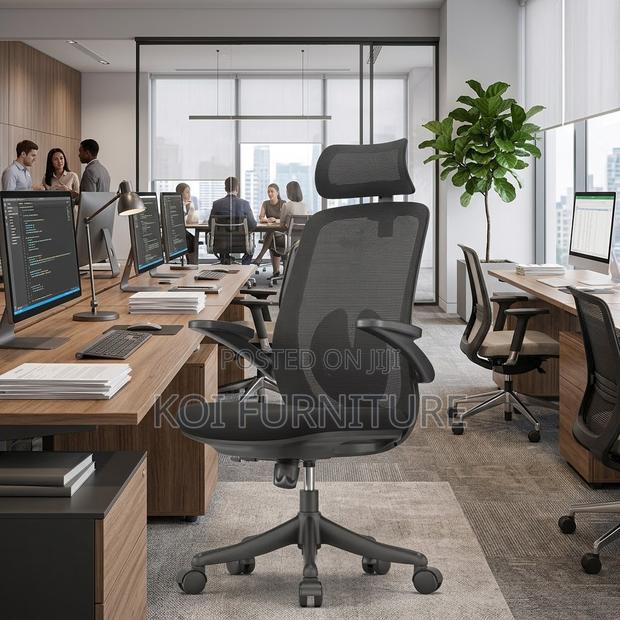 Office Chairs; Ergonomic Office Fabric Executive Chairs - thumbnail 4