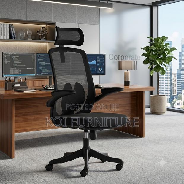 Office Chairs; Ergonomic Office Fabric Executive Chairs - thumbnail 5