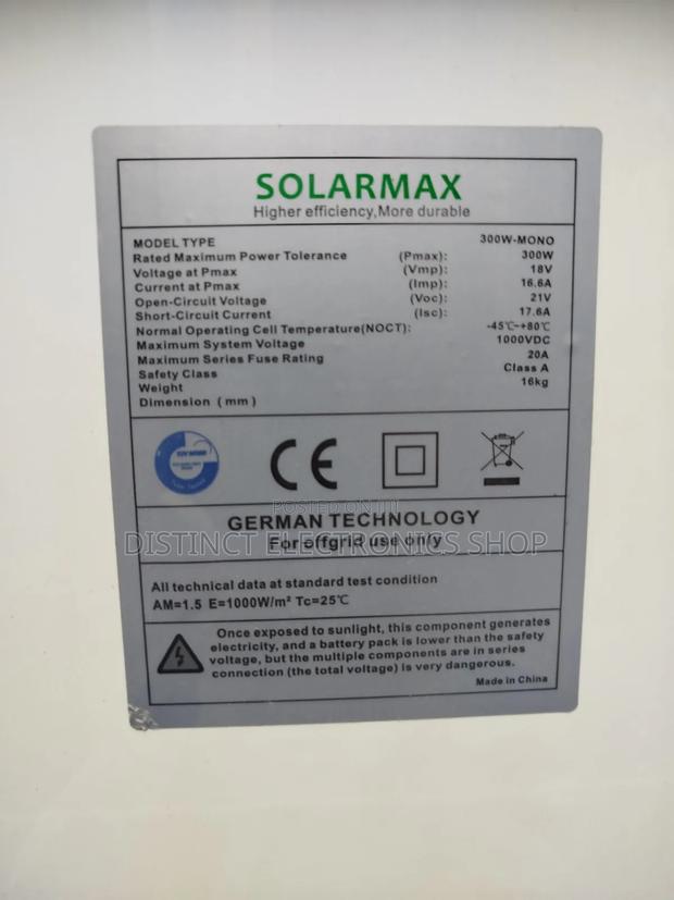 Solarpanel 300watts 36v - thumbnail 3