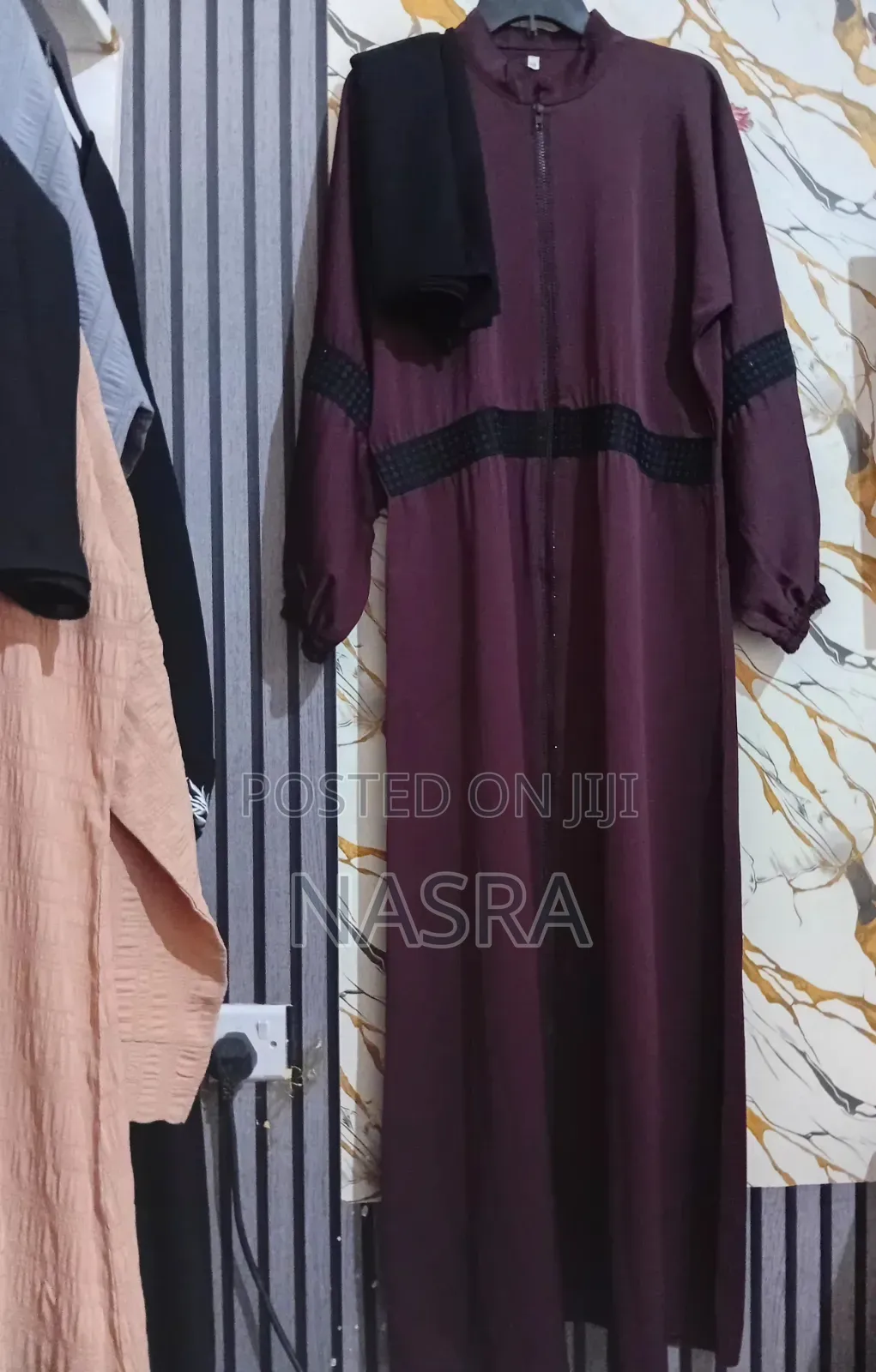 New Abayas With Scarf Uae Material