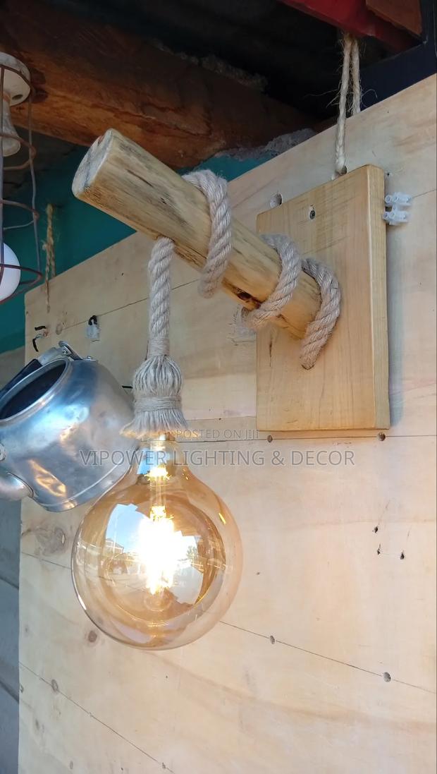 Rustic Wall Sconce - thumbnail 3