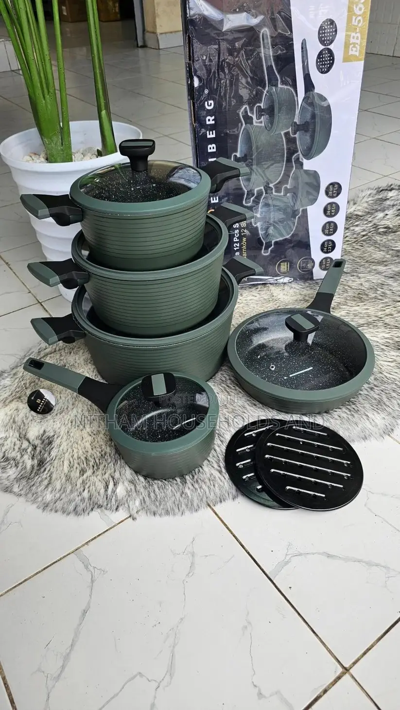 12pcs Edenberg Cookware Set/Pots