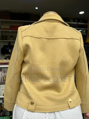 Faux Suede Biker Jacket