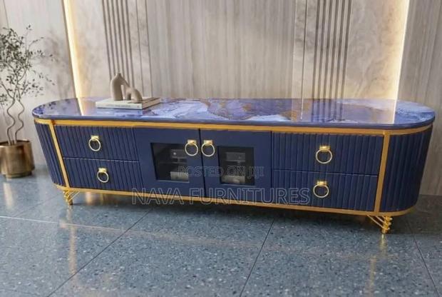 Blue Tv Stand