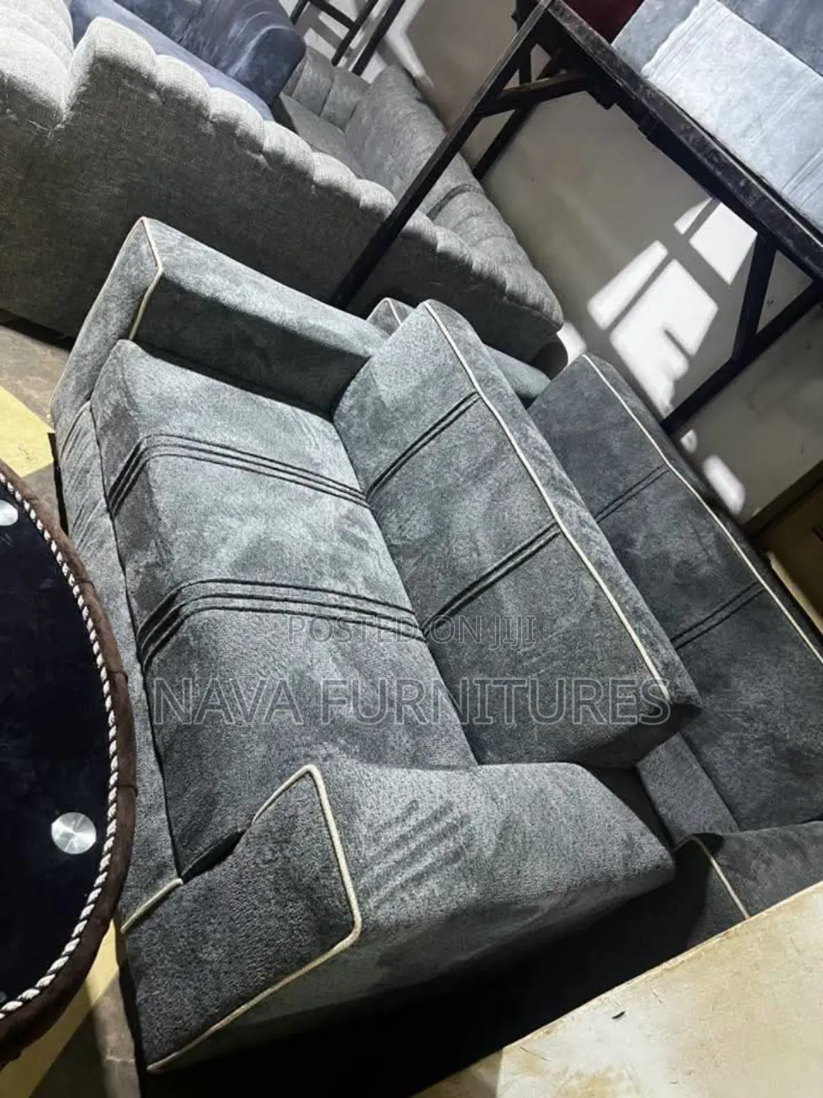 Black 2 Seater Sofa