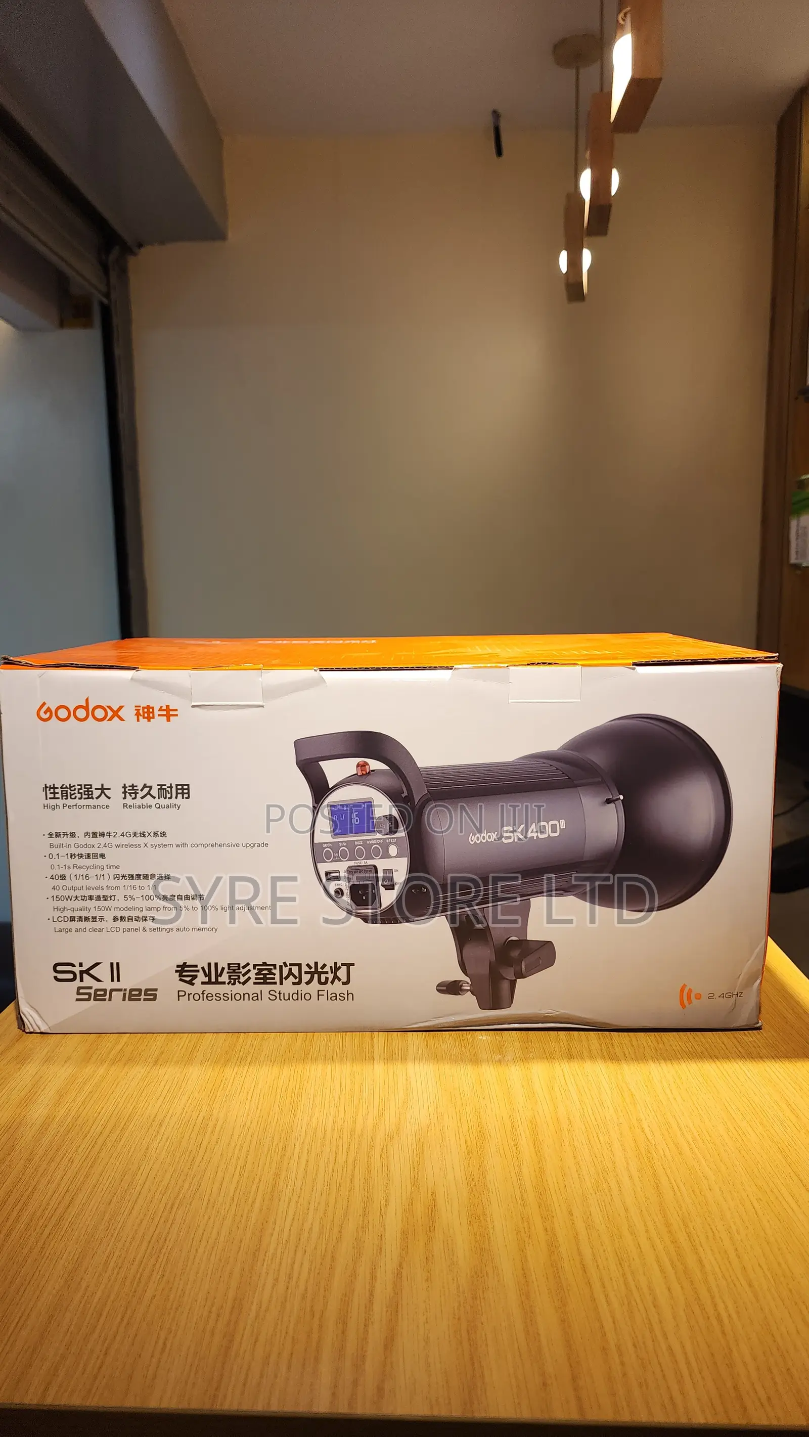 Godox Sk400ii Studio Strobe Flash Light 400w Photography Kit