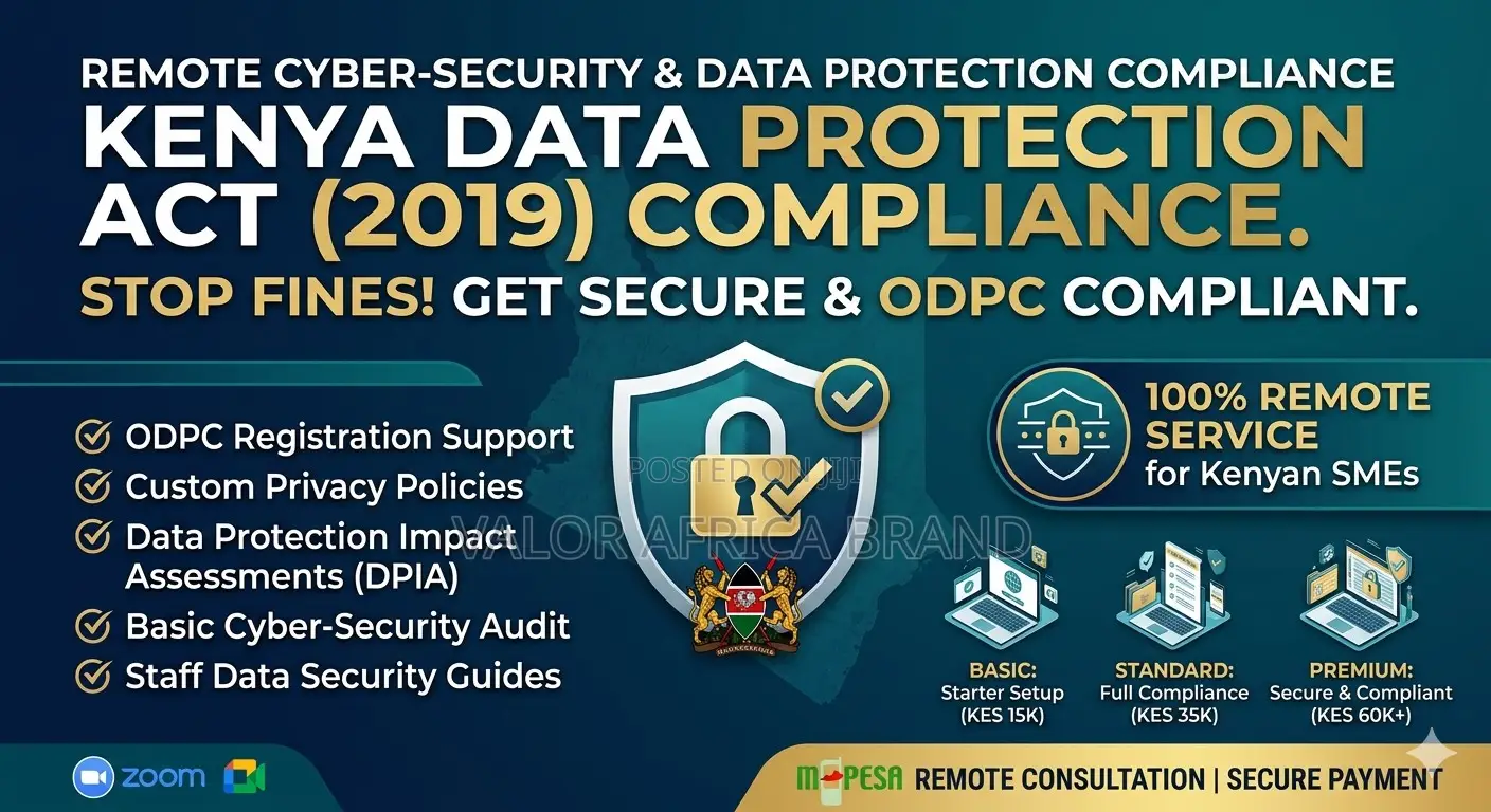 Remote Cyber-security Data Protection Compliance
