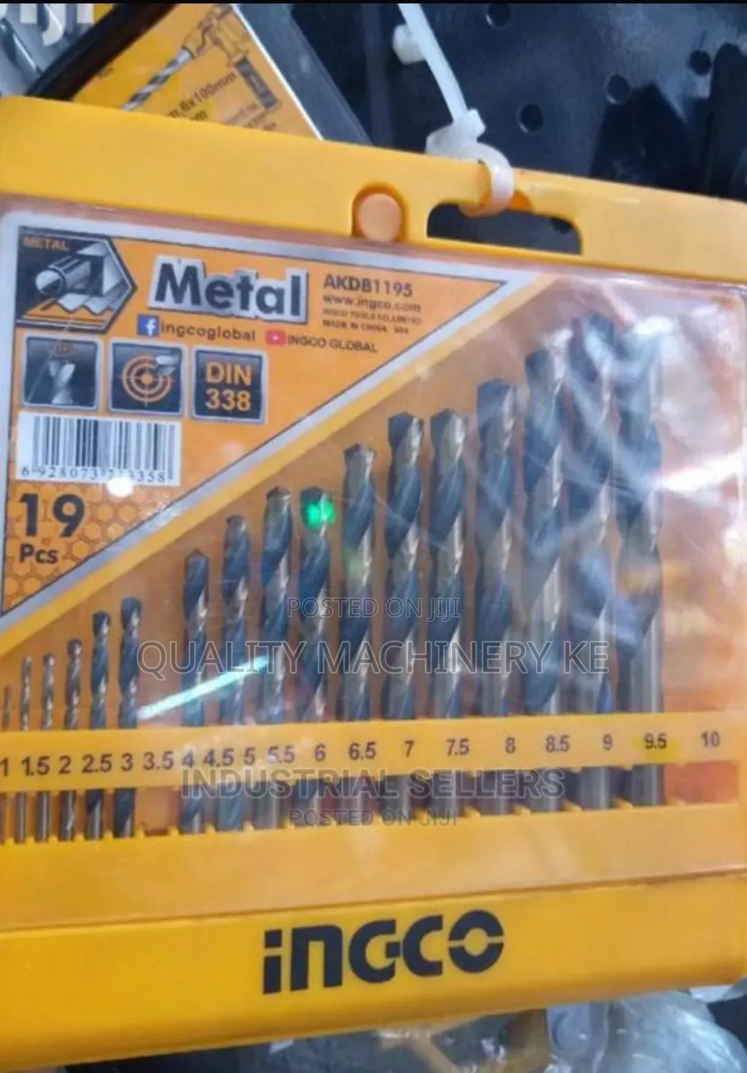 Reliable 19pcs Drill Bits Ingco