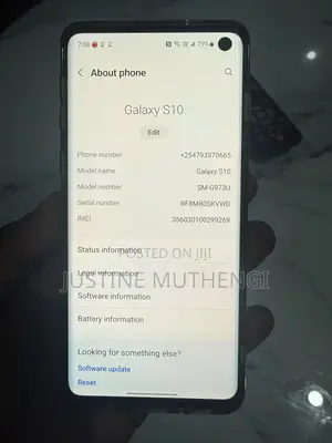 Samsung Galaxy S10 128 GB Blue