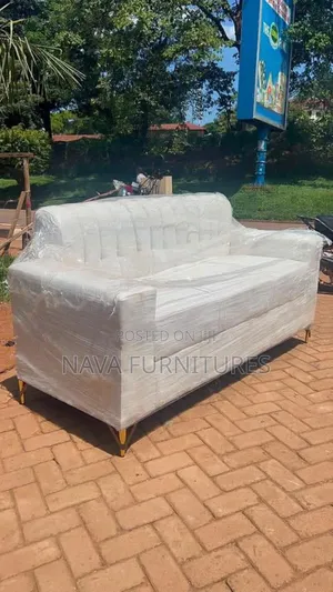 White 3- Seater Sofa