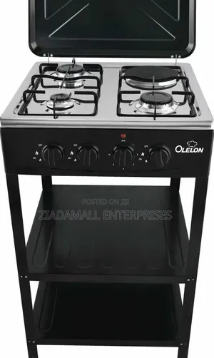 Olelon 3+1 Cooker and Shelving, With Shelves
