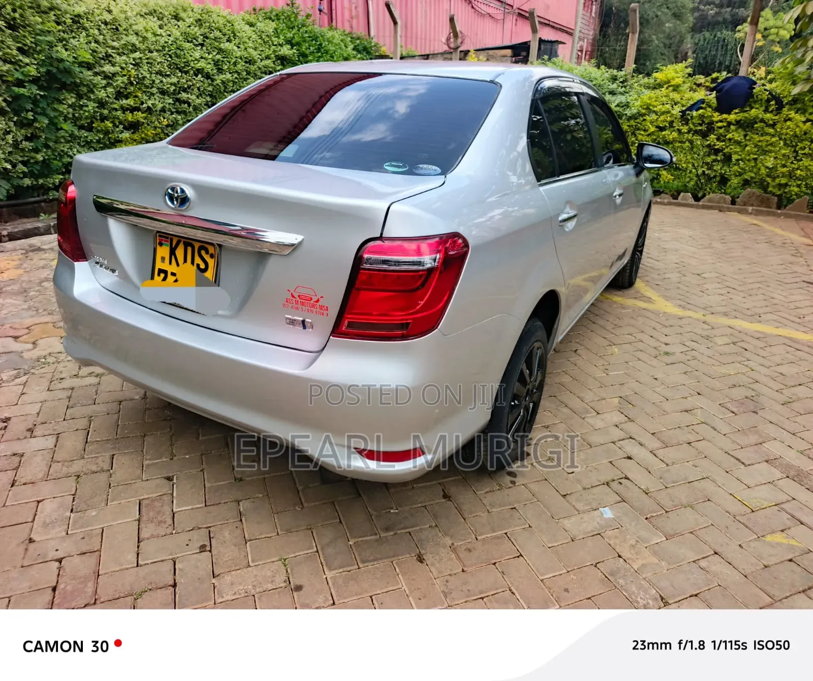 Toyota Axio 2018 Silver