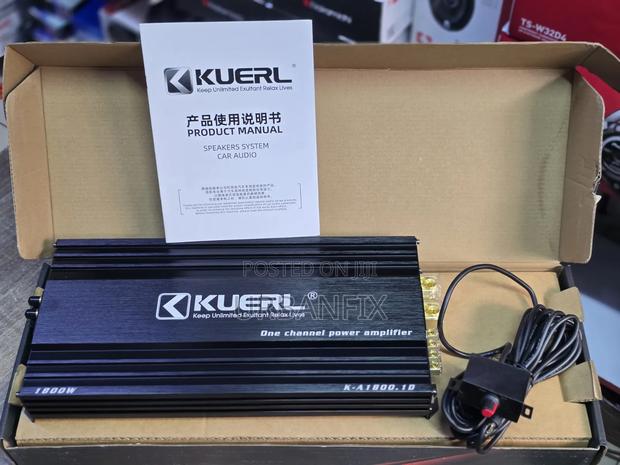 Kuerl High-Quality 3500watts Monoblock Amplifier With Bass Knob