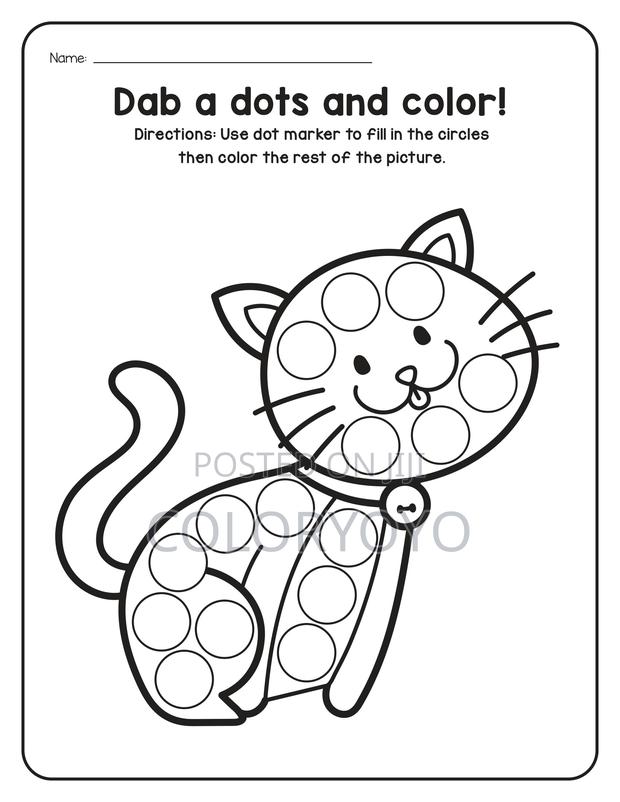 A-Z Animals Dot Marker Worksheets Printable PDF | 52 Pages - thumbnail 6