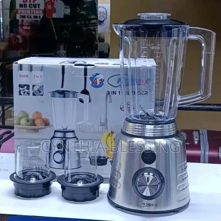 High Quality Blender;3 in 1,600 Watts, 2 Grinders