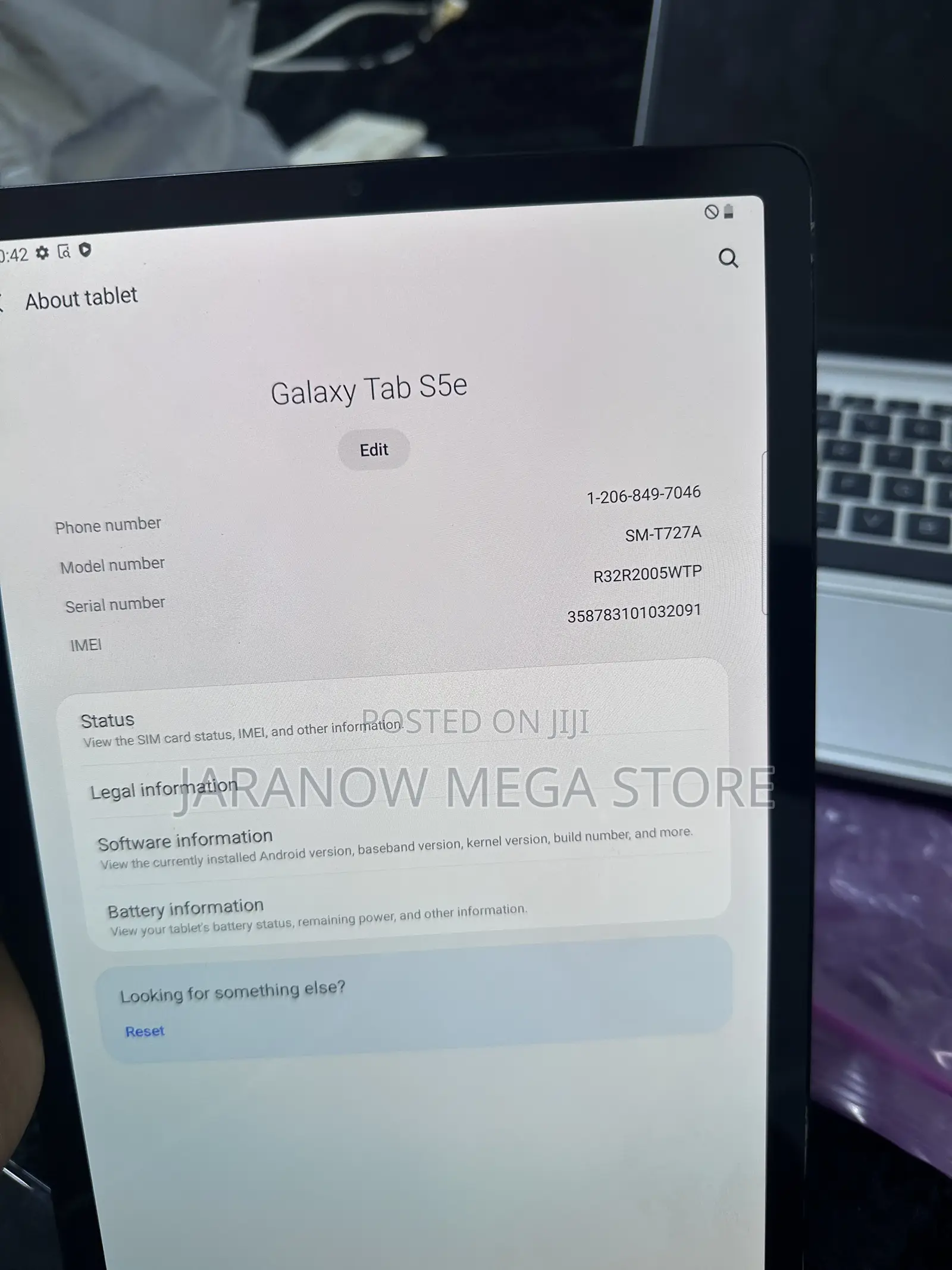 Samsung Galaxy Tab S5e 4 GB Blue