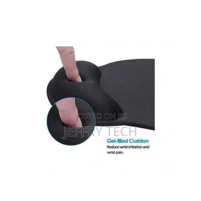 Mouse Pad With Soft Wrist Rest for Desktop Computer