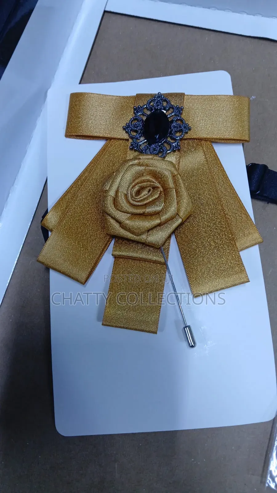 Gold Classy Men French Ties