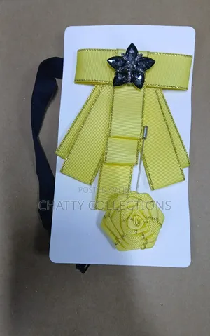 Yellow Classy Men French Ties