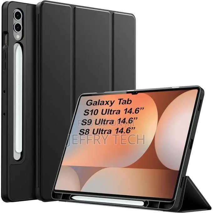 Book Cover Case for Samsung Galaxy Tab S10 Ultra/Tab S9 Ultra Tablet,