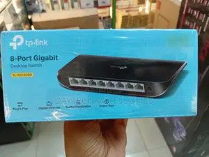 This Is a Tp-Link Tl-Sg1008d 8-Port Gigabit Desktop Switch.