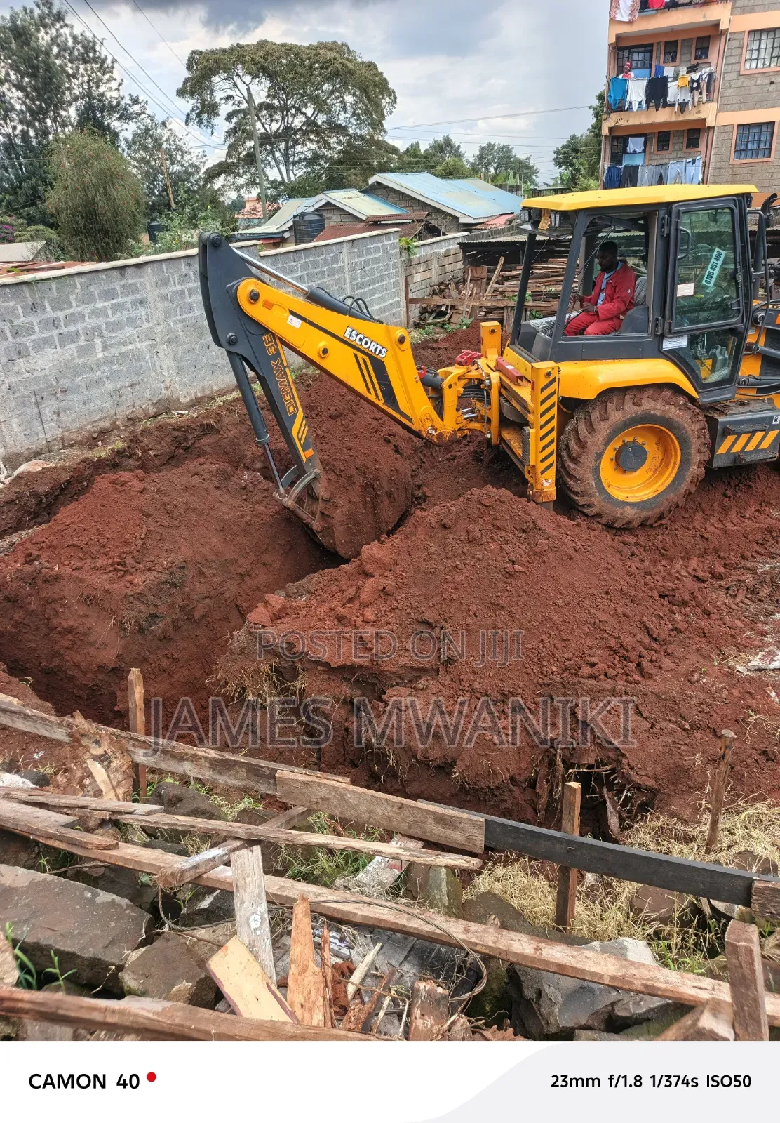 Backhoe for Hire