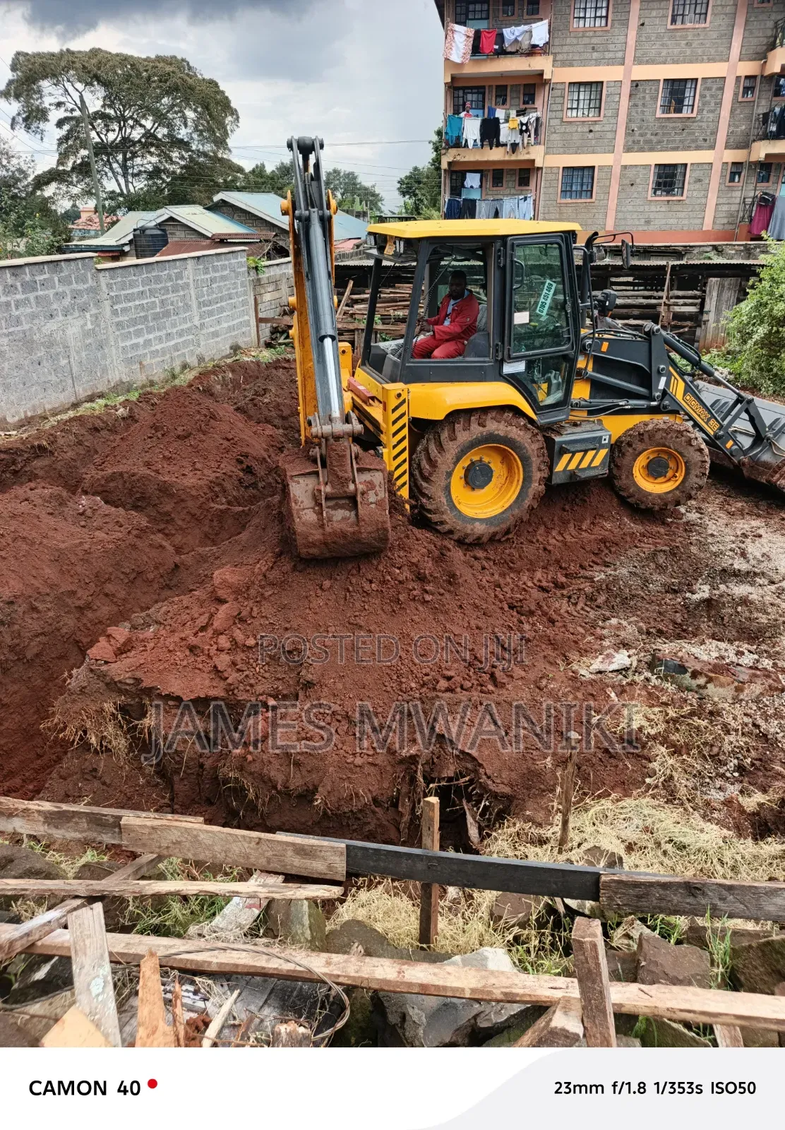 Backhoe for Hire