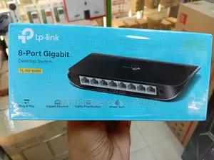 Tp-Link 8-Port Gigabit Switch Tl-Sg1008d - Black