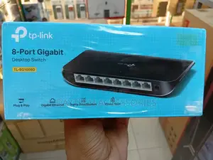 Tp-Link 8 Port Gigabit Desktop Ethernet Switch 1000mbps - Tl-Sg1008d