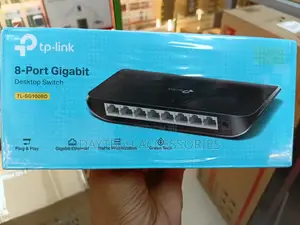 Tp-Link 8 Port Gigabit Desktop Ethernet Switch 1000mbps - Tl-Sg1008d