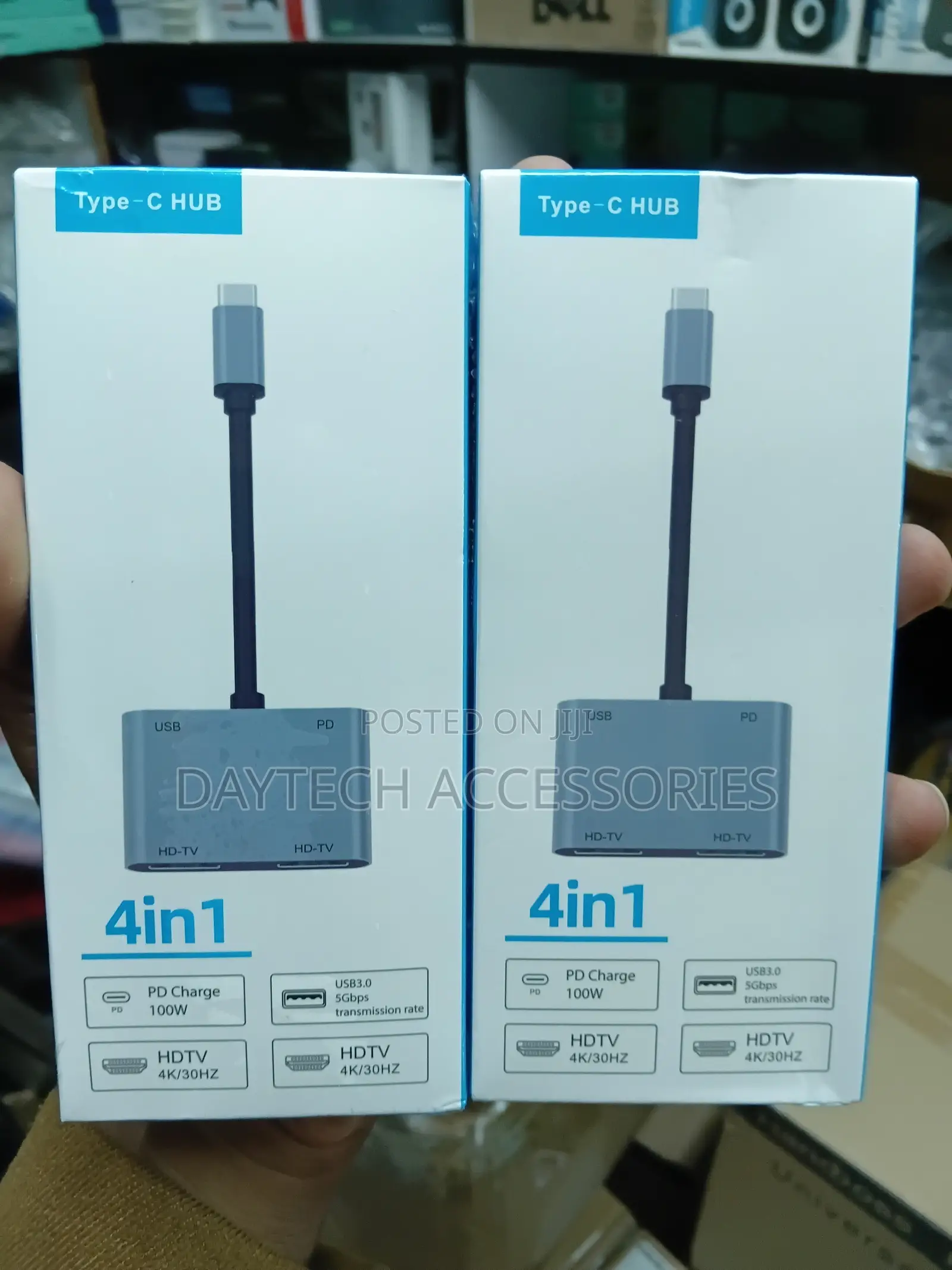 Usb C Type C 2 in 1 Usb C Hub to 2x Hdmi Multifunction Adapter