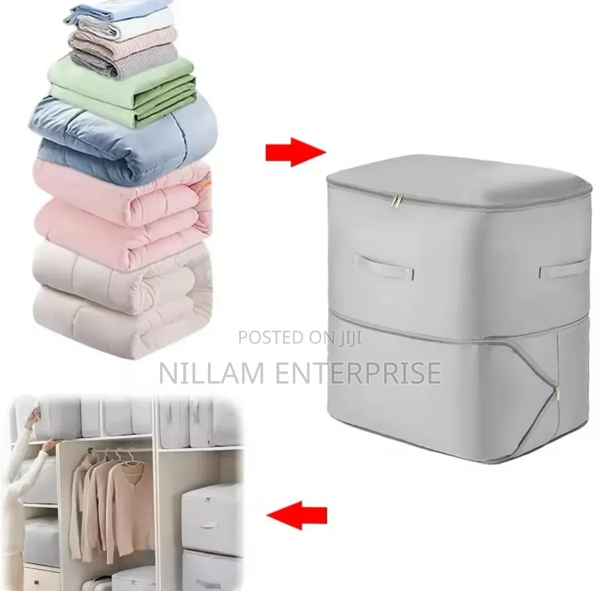 Space Saving Self Compression Quilt/Duvet Bag