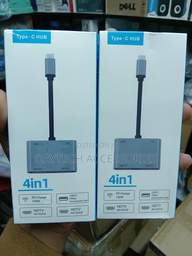 Type-C to Hdmi Dual Screen Video Converter Adapter,