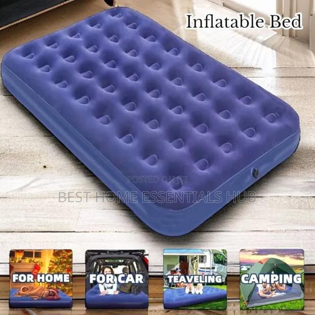 Inflatable Air Mattress *Single 190x99x22cm /Double 190x150x20cm