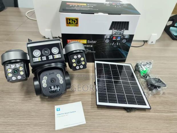 4g Tripple Lense Solar Cameras